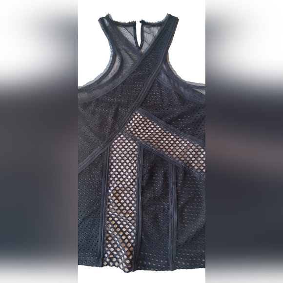 NWT BCBGMaxAzaria Katlin Mesh Tank Top BCBG - Picture 5 of 12